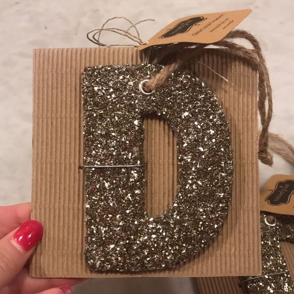 Mud Pie Other - Initial Gift Tag/Ornament